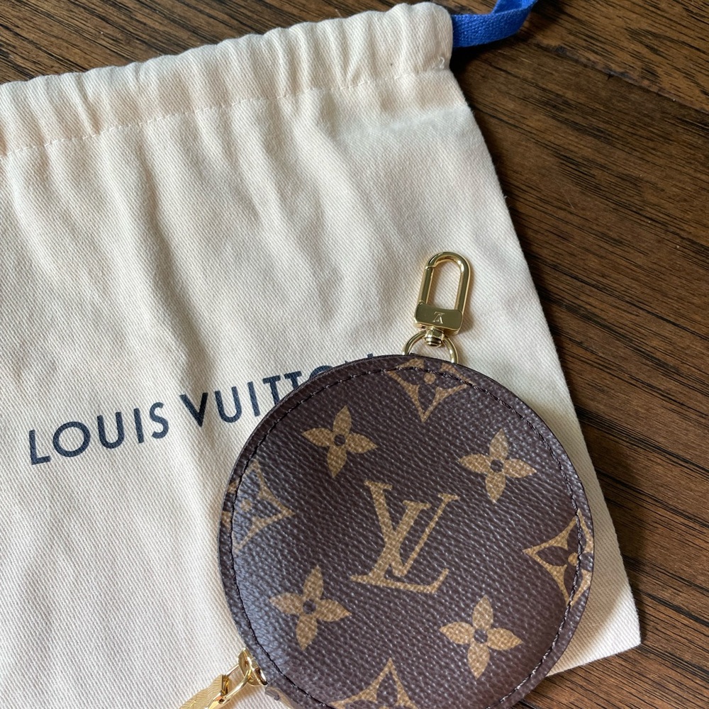 Louis Vuitton Monogram Multipochette Accessories Round Coin Purse